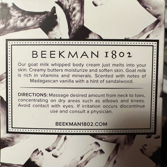 Beekman 1802 whipped body cream - Picture 2 of 2